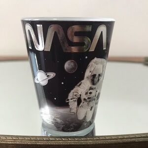 NWOT NASA Black Space Astronaut Shot Glass 🚀
